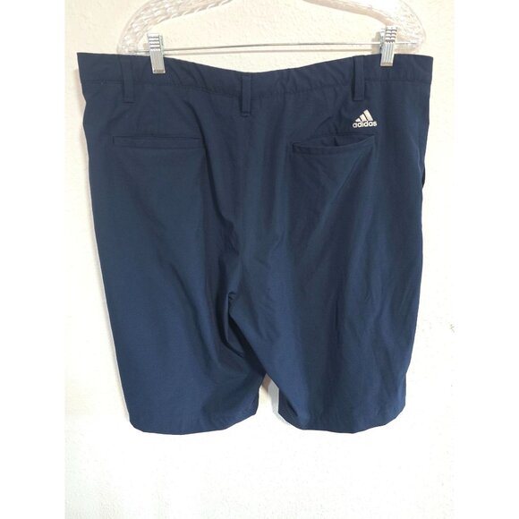 Adidas Performance Mens Navy Golf Shorts Athletic Stretch Sz 40 - Picture 2 of 4